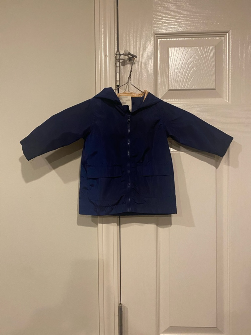 Impressions Navy Hooded Kids Raincoat